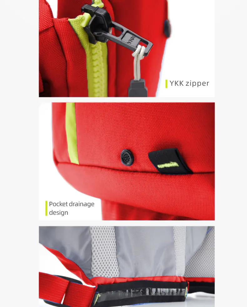 Daiseanuo Buoyancy Aid 50N, PFD Life Fishing Kayak Vest Jacket Adults with Big Pocket for Paddleboarding SUP CE Approved