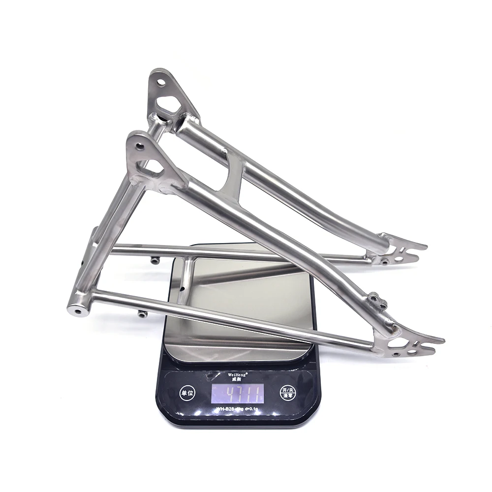 Titanium Bicycle Rear Triangle for P Line for Brompton Bike Front Fork Frame Lightweight 16" Original Size Parts