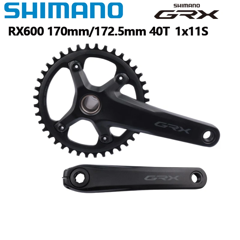 Shimano GRX RX600 1x11Speed Crankset 170MM 172.5MM 175MM 40T Chainring For Road Bike Bicycle Gravel Crankset 11S Crank