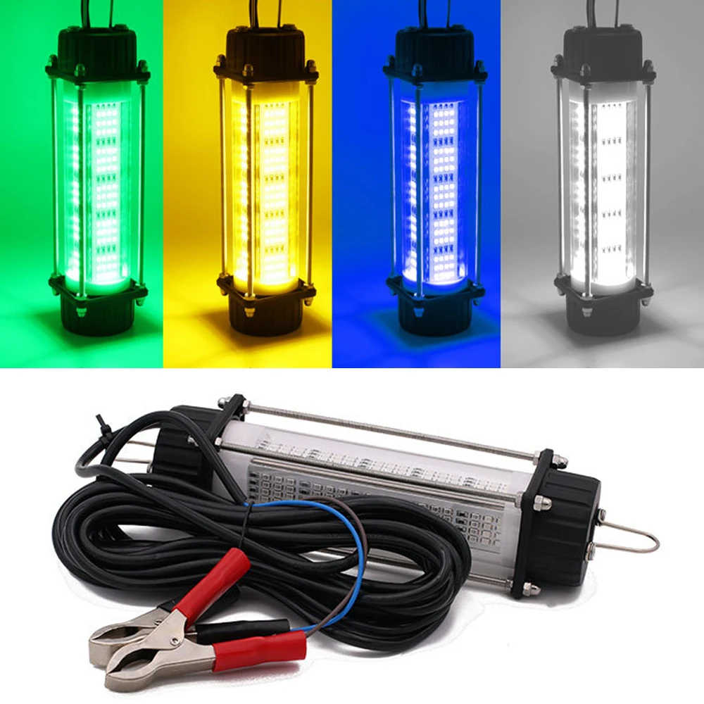 1 New Fishing Light with Ultra High Power, 120W, 180W, Multiple Colors to Effectively Attract Fish
