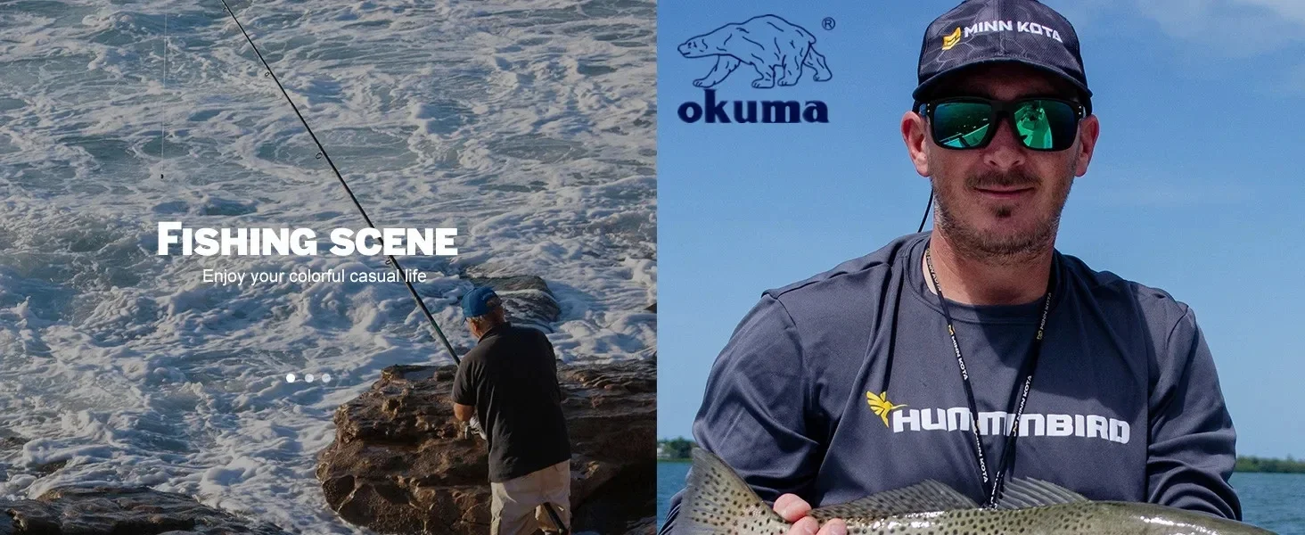 OKUMA Metal Wire Cup Fishing Reel 20KG9+1BB Front and Rear Brakes for Long-distance Sea Fishing Vessel 3000-6000