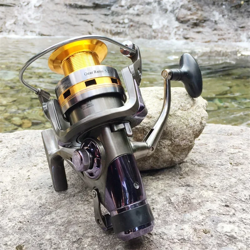 OKUMA Metal Wire Cup Fishing Reel 20KG9+1BB Front and Rear Brakes for Long-distance Sea Fishing Vessel 3000-6000