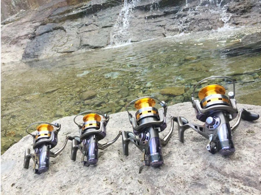 OKUMA Metal Wire Cup Fishing Reel 20KG9+1BB Front and Rear Brakes for Long-distance Sea Fishing Vessel 3000-6000
