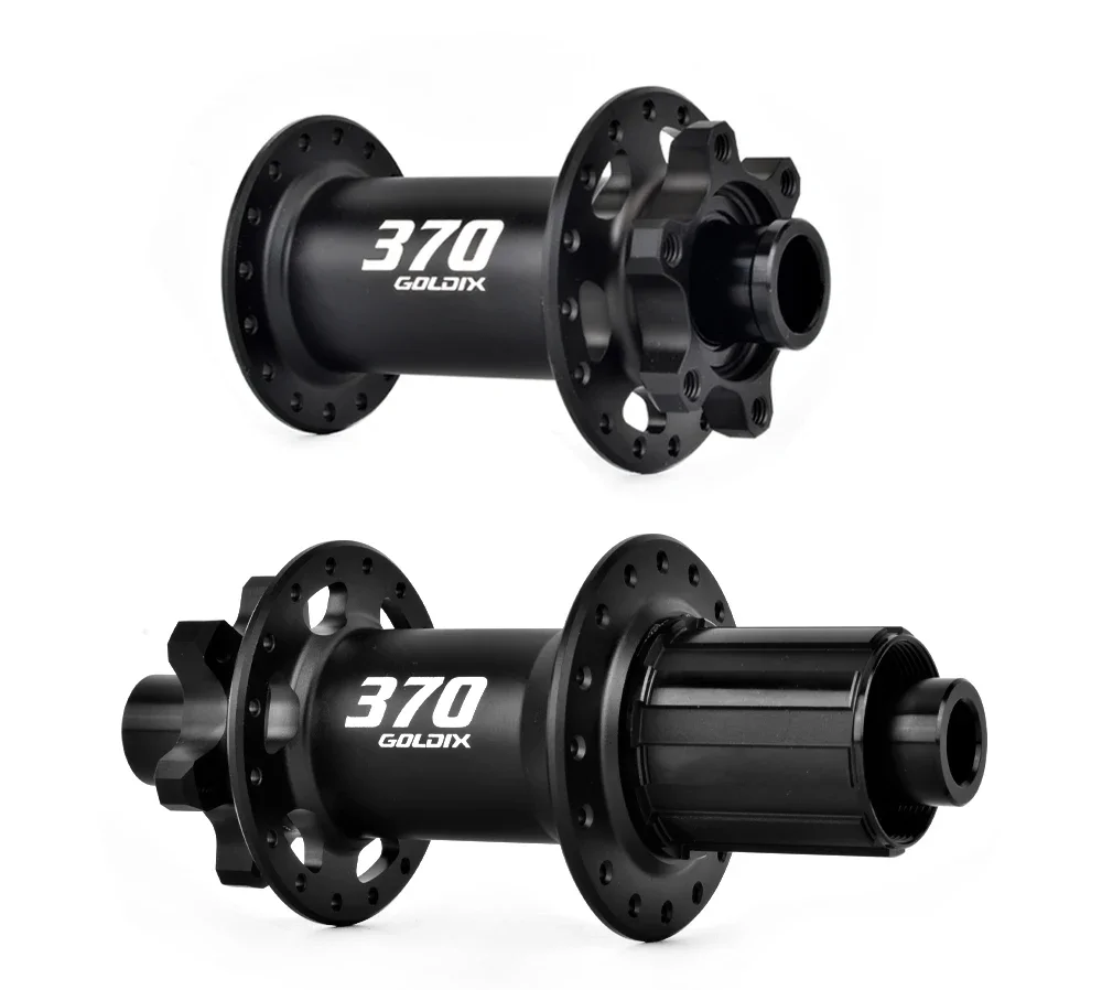GOLDIX GDX370 28H Bicycle Hub Sealed Bearing 6-bolt Disc Brake J-Bend 28 Holes Ratchet 36T BOOST MTB Hub for Shimano HG MS SRAM