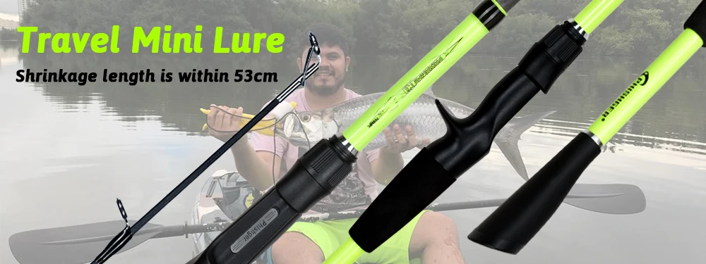 BIUTIFU Traveller Spinning Casting Fuji Lure Mini Rock Fishing Rod 1.8/2.1/2.4/2.7/3.0m Carbon Baitcasting Ultralight Fast 5-42g
