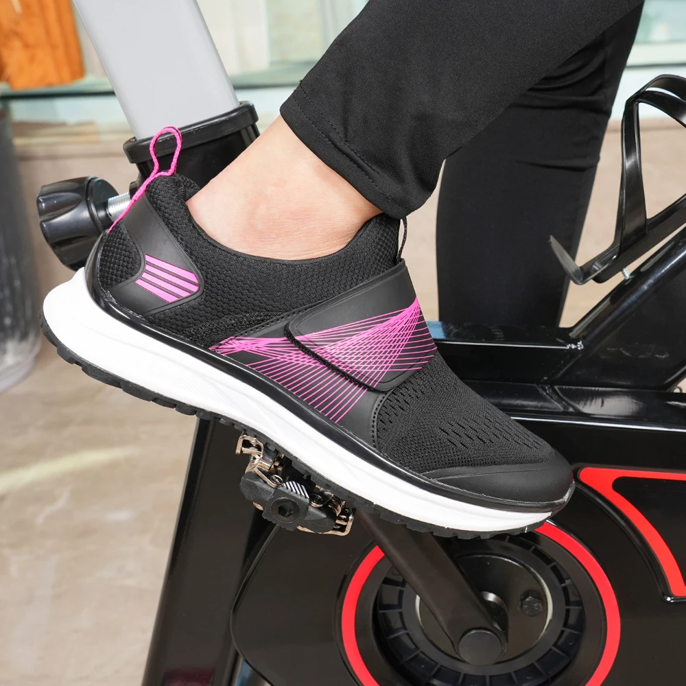 Women's Indoor Fitness Dynamic Cycling Shoes Mountain Bike Shoes SPD MTB Shoes for Women Cycling Sneakers