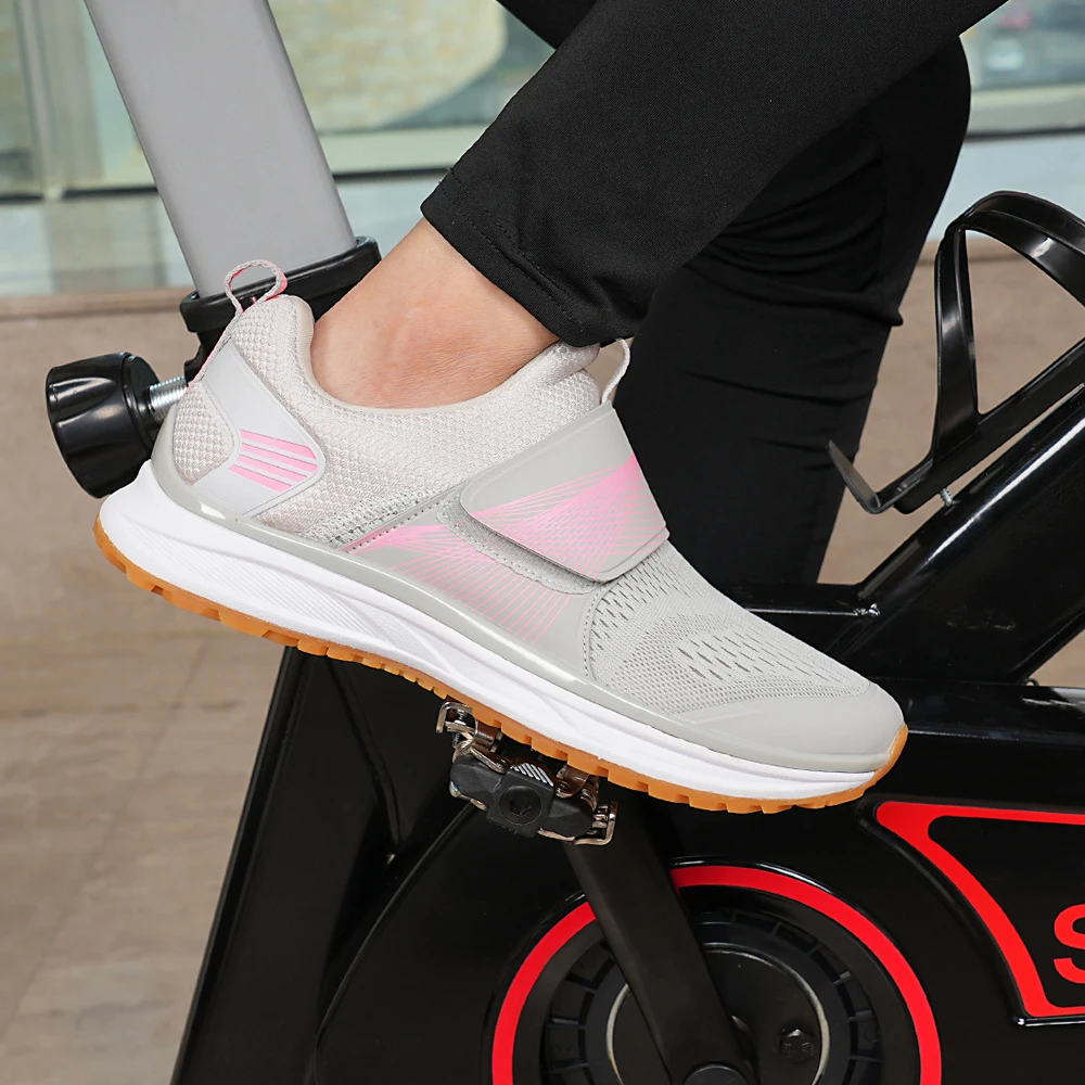 Women's Indoor Fitness Dynamic Cycling Shoes Mountain Bike Shoes SPD MTB Shoes for Women Cycling Sneakers