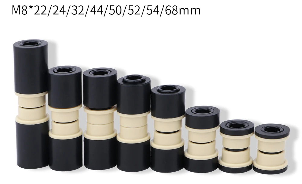 MEROCA Mountain Bike Air Shock Absorber 125mm/150mm/165mm/190mm/200mm Scooter Alloy MTB Folding Bicycle Rear Shock Cycling Parts