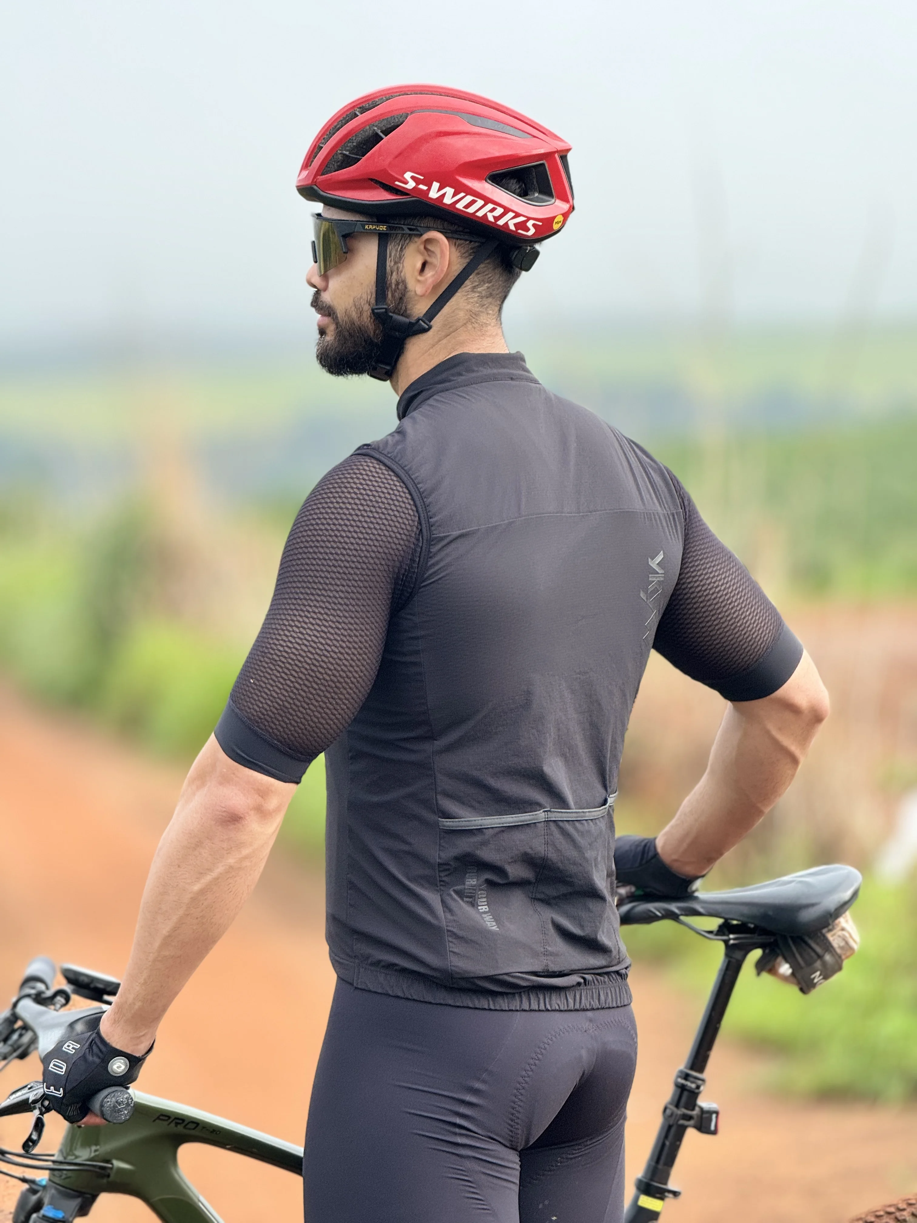 YKYW Waterproof Thermal Vest Men Women Winter Sleeveless Waistcoat Black Gray Olive Cycling Vest Bike Clothing Bicycle Mtb Coat