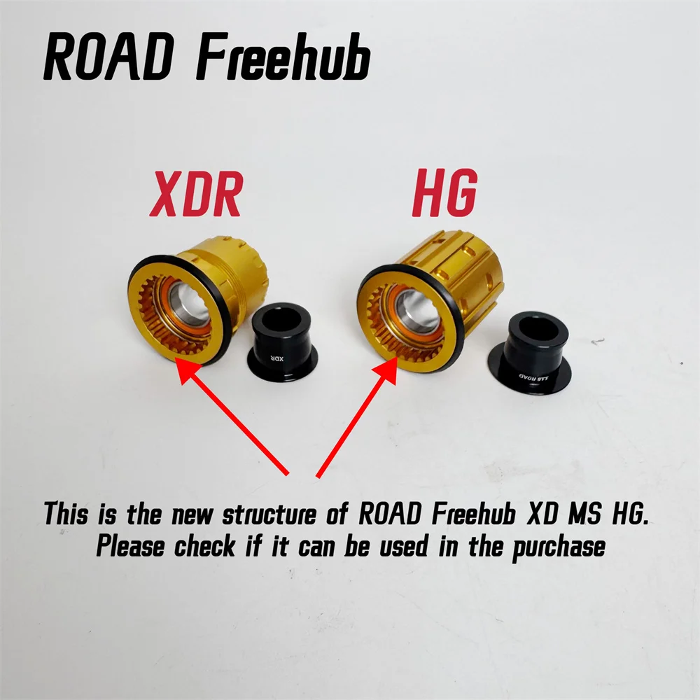 New Structure MTB Freehub XD MS HG, New Structure ROAD Freehub XDR HG