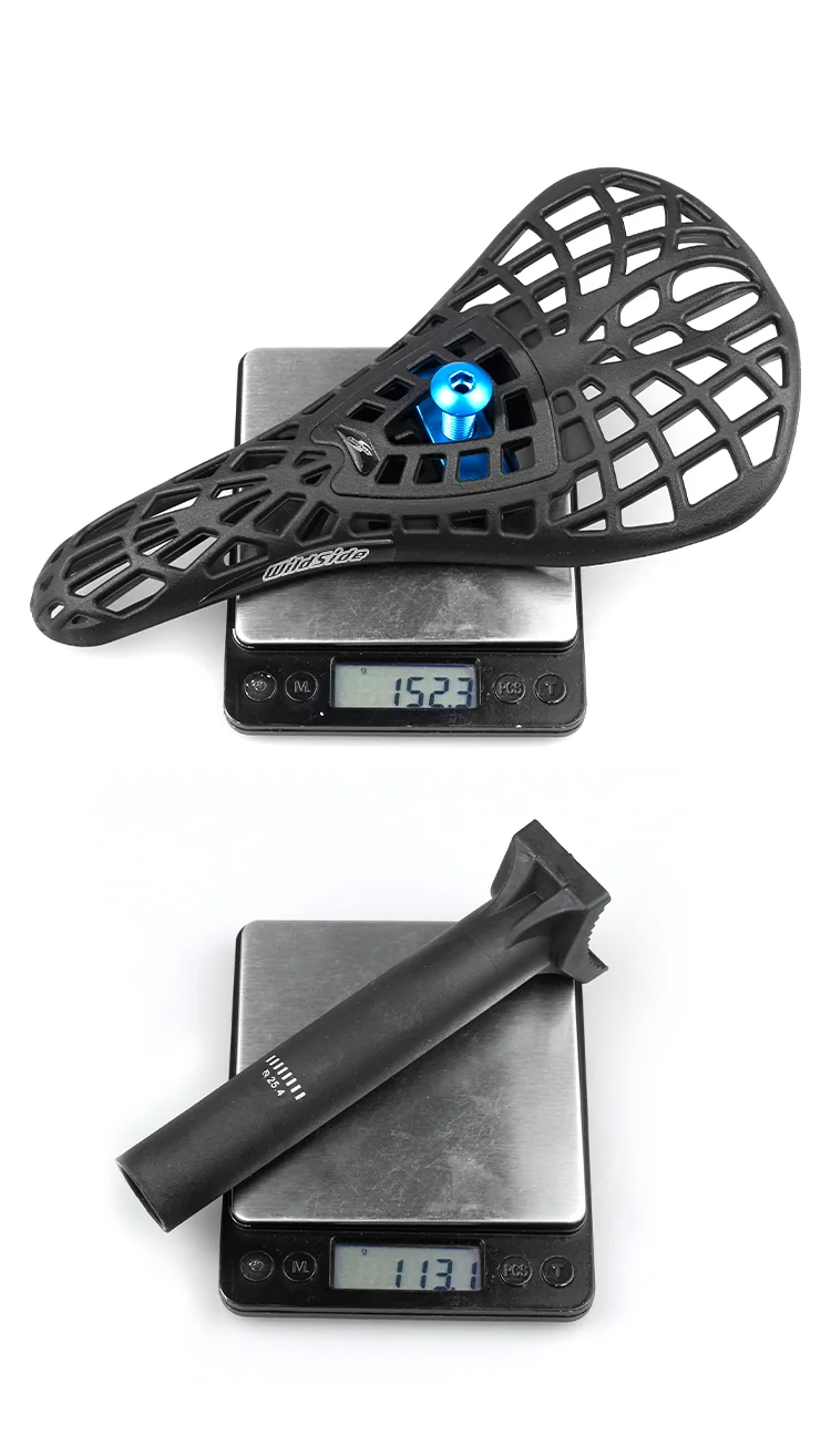 Wildside BMX Racing Bike Saddle Spider Mountain Dirt Jump Seat Shock Absorber Bicycle Cushion Riding Saddle 27.2 30.9 Seatpot