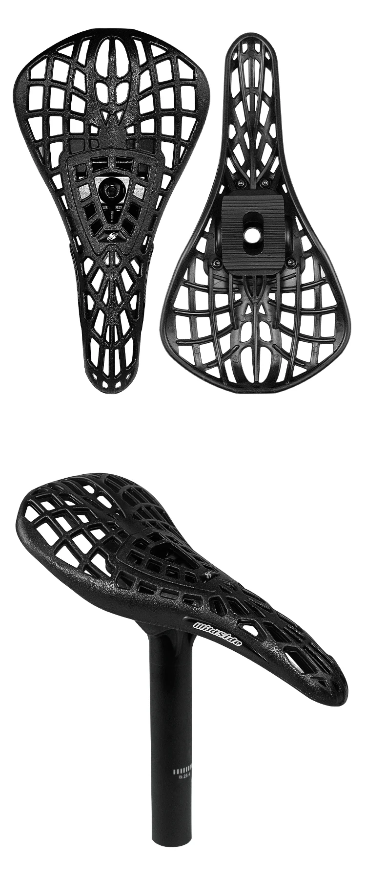Wildside BMX Racing Bike Saddle Spider Mountain Dirt Jump Seat Shock Absorber Bicycle Cushion Riding Saddle 27.2 30.9 Seatpot