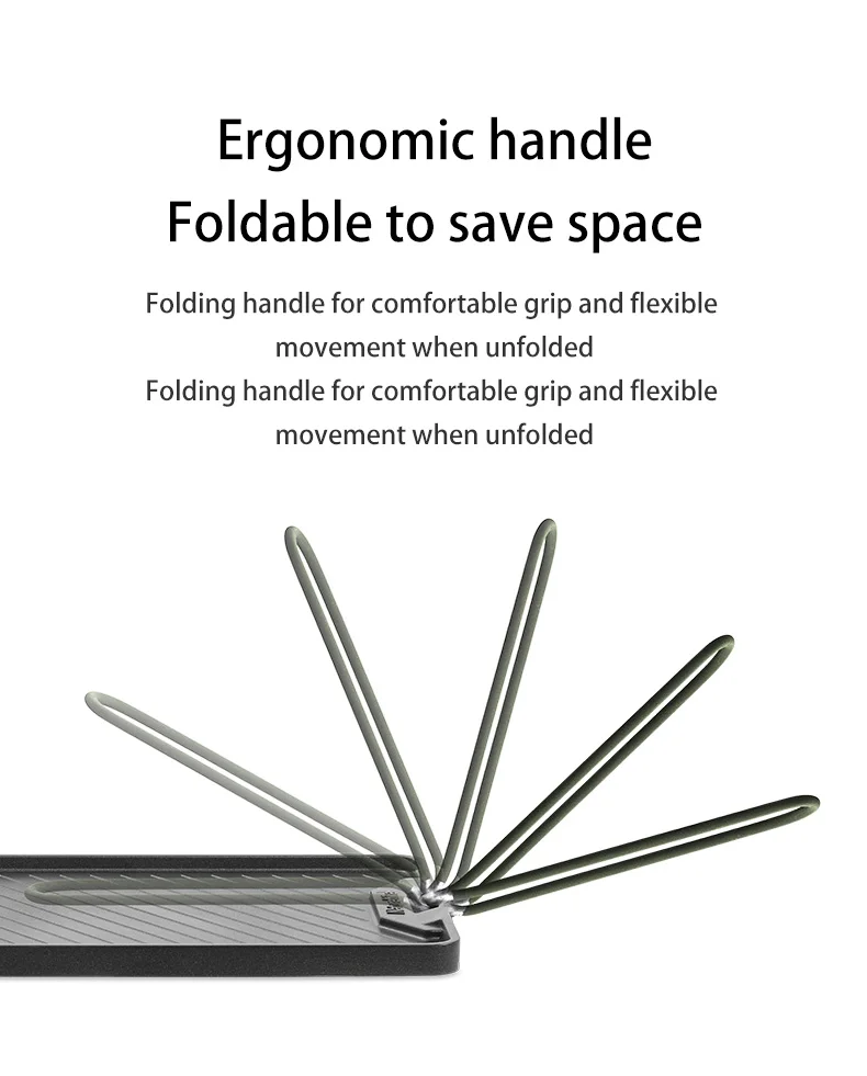 Naturehike Camping Cooking Pan Non Stick Folding Picnic Frying Pan Portable Easy Clean Grill Hiking Bbq Dinner Frying Plate