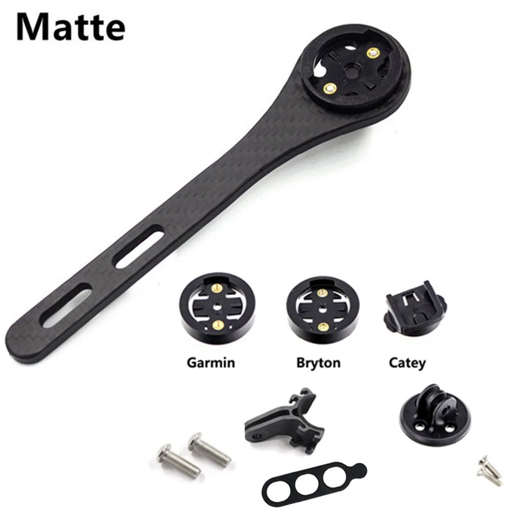 KOCEVLO Internal Cable Road Bike Carbon Fiber Handlebar Integrated Bicycle Drop Bar With Computer Mount and Washers Accessories