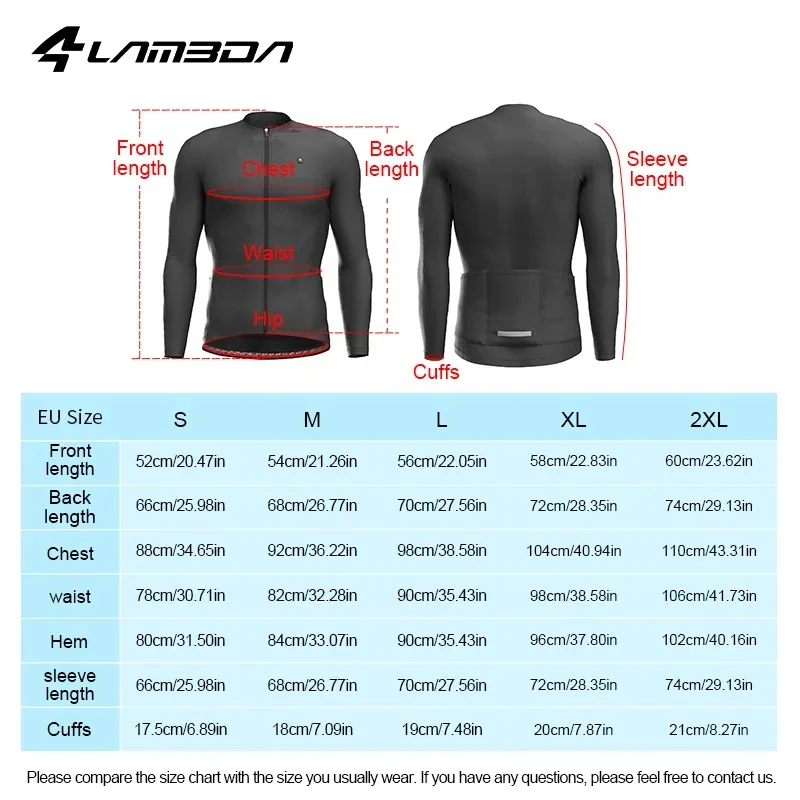 Lameda Pro Bicycle Cycling Jersey Mountain Bike Jersey Breathable Long Sleeve Bicycle Cycling Jersey Men's Sportswear Women