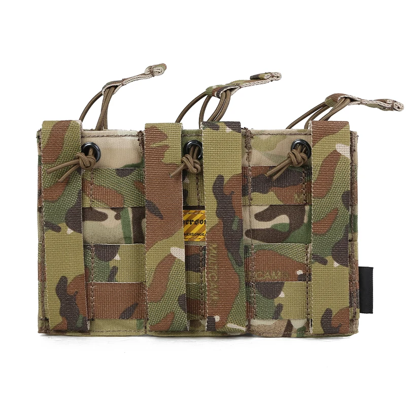 Emersongear 556 Triple Open Top Mag Pouch 5.56 Modular Magazine Pouch Molle Hunting Wargame Training Hiking Combat EM6355