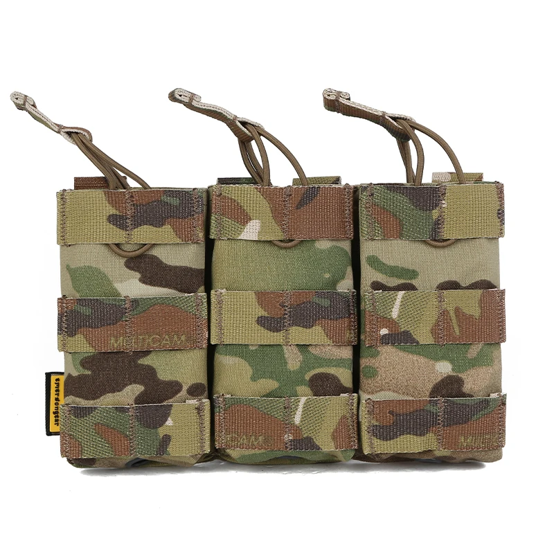 Emersongear 556 Triple Open Top Mag Pouch 5.56 Modular Magazine Pouch Molle Hunting Wargame Training Hiking Combat EM6355