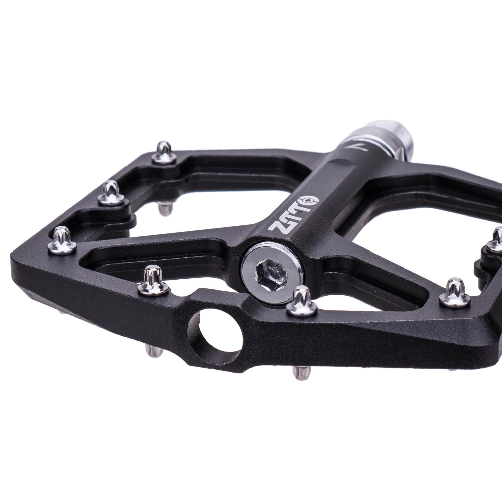 ZTTO MTB Ultralight Flat Pedal CNC Aluminum Alloy AM Enduro Bike Smooth Bearings 9/16 Thread  For Gravel Mountain Bike JT07