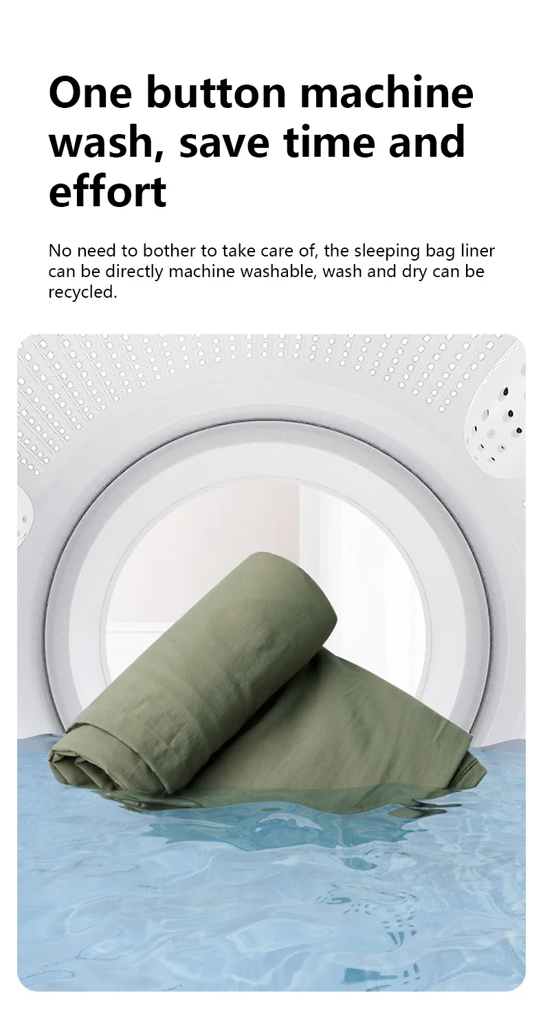 Naturehike Sleeping Bag Liner Ultralight Outdoor Camping Sleeping Sack Hiking Hotel Single Travel Machine Washable Comfortable