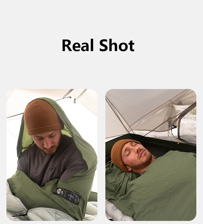Naturehike Sleeping Bag Liner Ultralight Outdoor Camping Sleeping Sack Hiking Hotel Single Travel Machine Washable Comfortable
