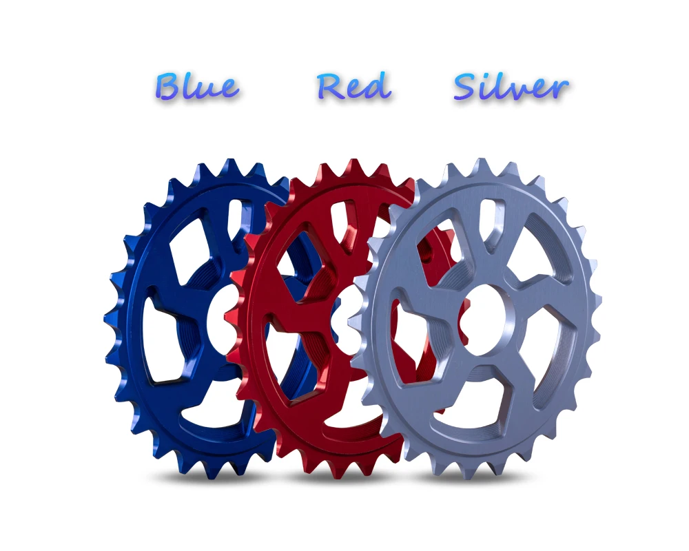 Funsea BMX Sprocket 25T Alloy 6061 Bicycle Plate for Wheelie Stunt Big Cruiser One Way Chainring Full Machine Nezha