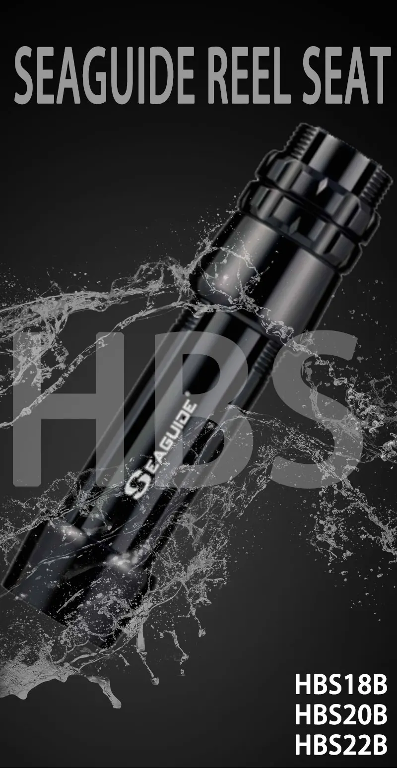 TAKEDO HBS Heavy Spinning Reel Seat 18# 20# 22# 24# Sea Guide All-Aluminum Boat Rod Building Big Game Fishing Rod Accessory