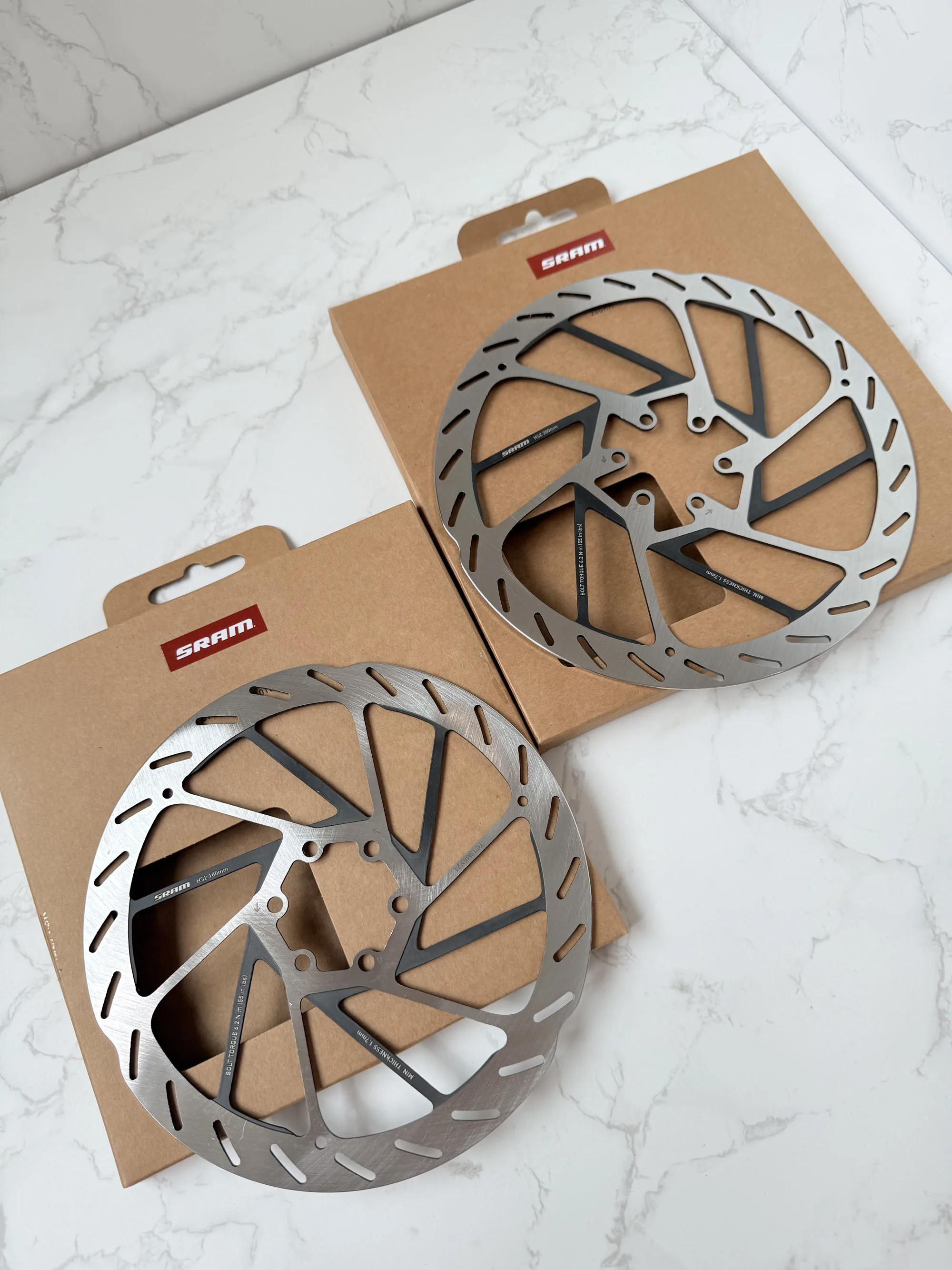 SRAM-HS2 Rotor Disc Brake Rotor , 6-Bolt Thicker Rotor, 160mm, 180mm, 200mm, 220mm, MTB and Road Bicycle Accessories, Cycling
