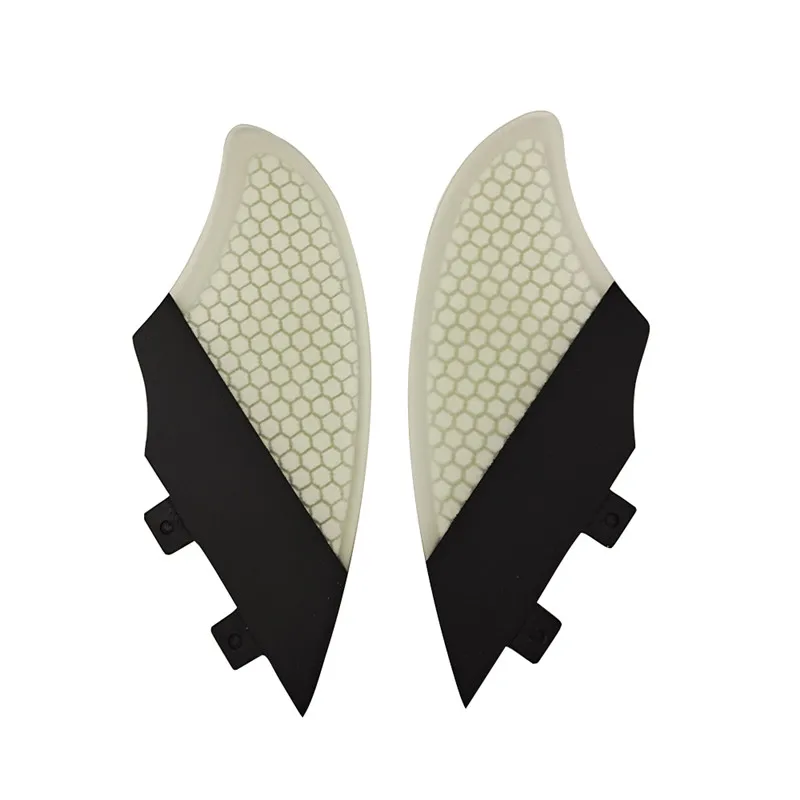 UPSURF FCS KEEL Twin FINS Surfboard FinS 2pcs/set Honeycomb Patchwork Twin Fins For Sup Accessories Surfing Quilhas