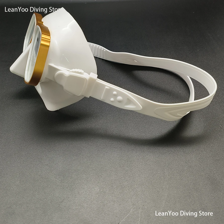 Superior Aluminium Freediving Goggles Similar Apollo Alloy Low Volume Diving Glasses Comfortable Scuba Mask with Black Box