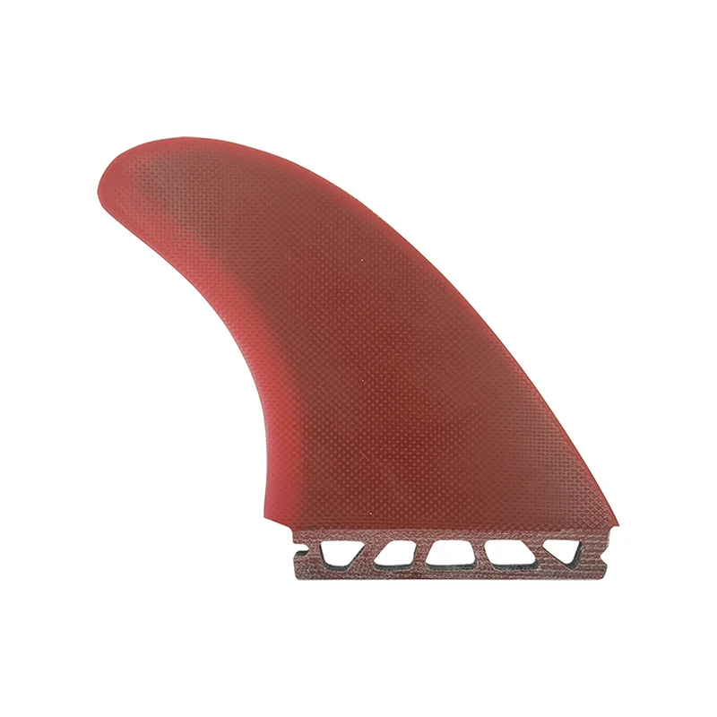 UPSURF FUTURE Keel Fins Fiberglass MR Twin Fins Surf Quilhas Single Tabs Surfboard Fins Clear Red/Black Surf Side Fins Twin Keel