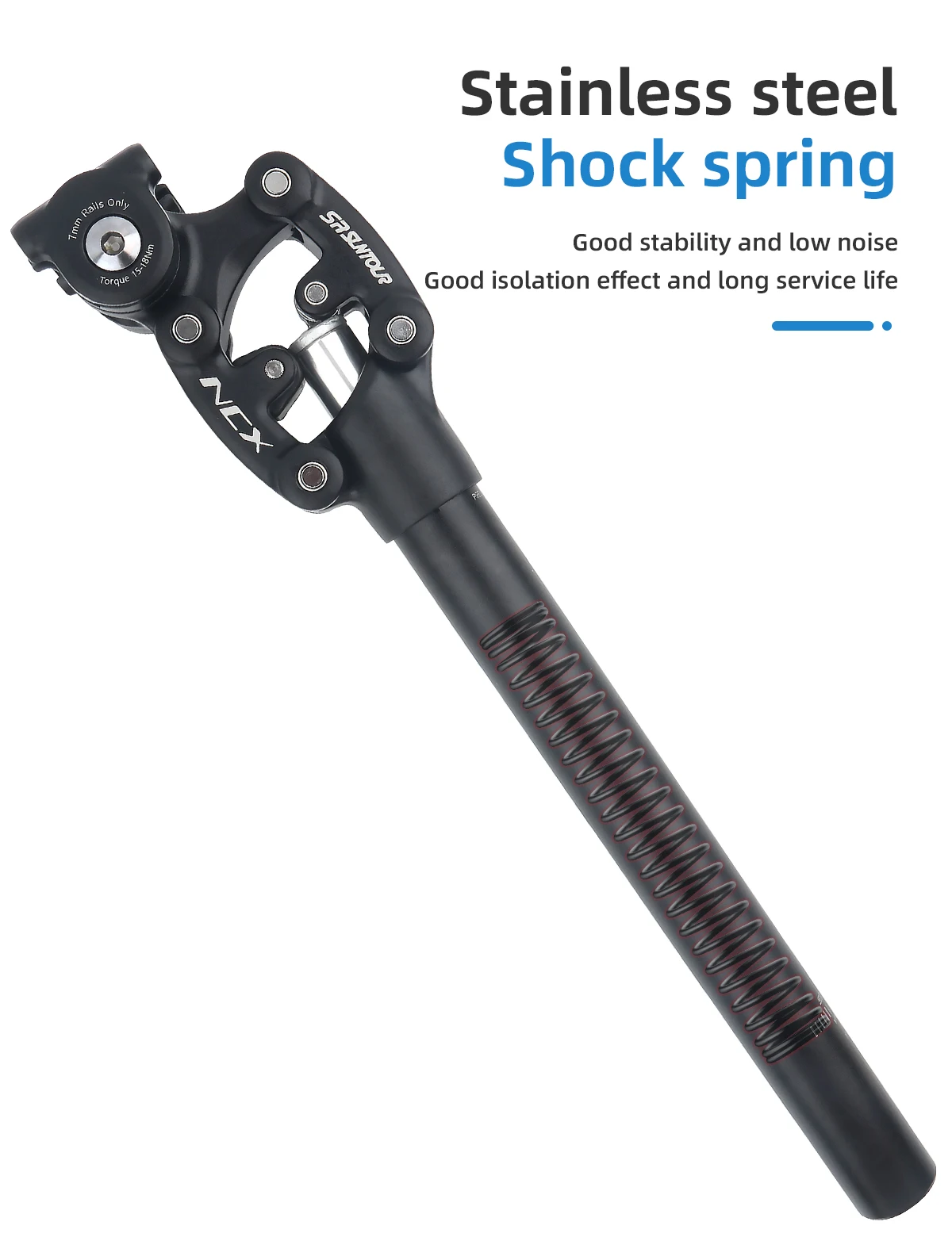 SR Suntour NCX MTB Suspension Seatpost Mountain Bike Dropper 27.2 30.9 31.6mm*350mm Bicycle Shock Absorber Seat Tube