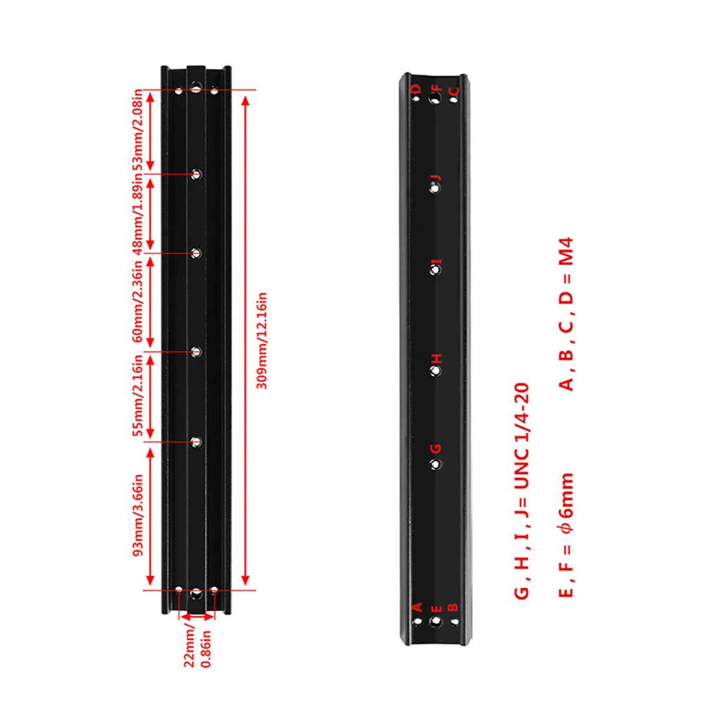 13 Inch Gold/Green Astronomical Telescope Accessories Shrew Dovetail Plate Installation Milano Tail Dovetail Fasteners
