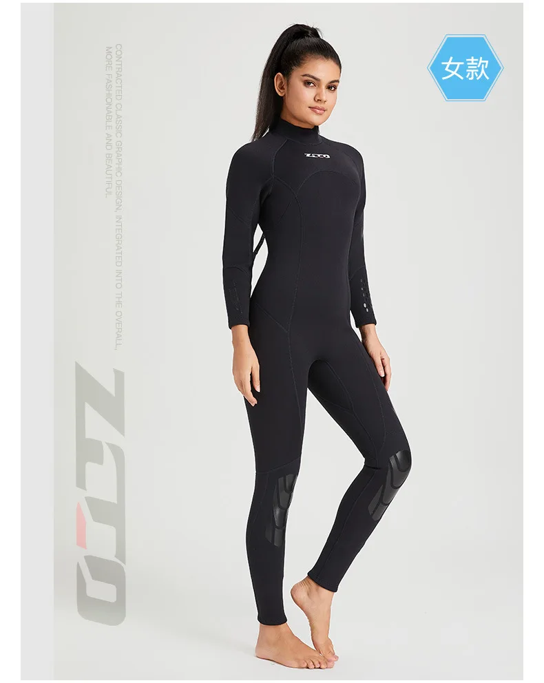 3MM Wetsuit Neoprene Men Women One Piece WetsuitSurf Diving Suit Kayak Swimming Scuba Diving Snorkeling Wet Suit