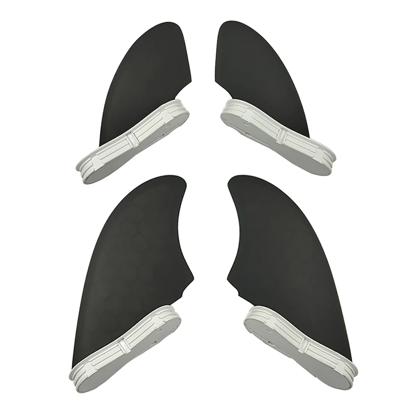 RM 2 or 4 Fins Set UPSURF FCS 2 FIN Big Honeycomb Fiber Surfboard Fin Twin Rear Fins+Twin Side Fins Quilhas Quad Fins Surfing