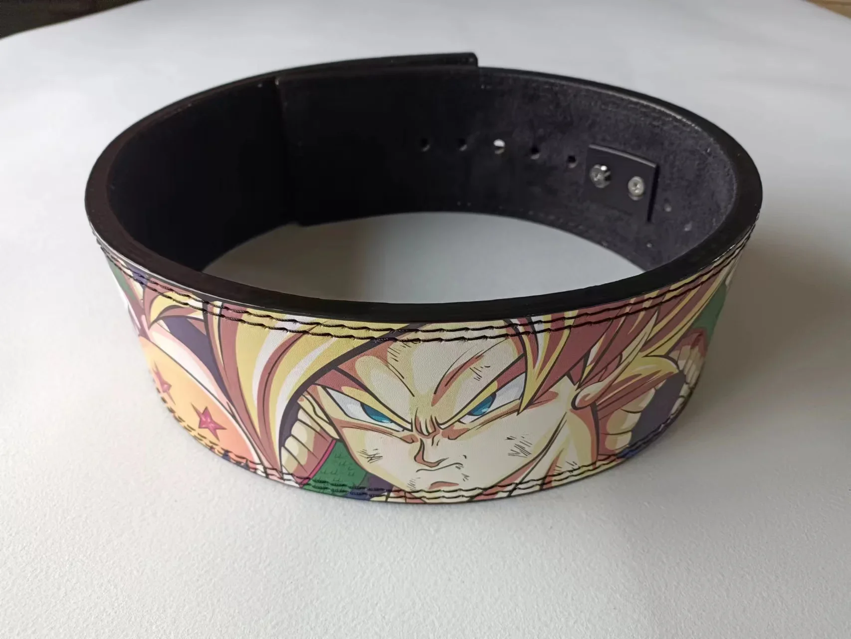Anime Weight Lifting Belt Real Leather Weightlifting Lever Belt Thickness 10MM for Men Women Powerlifting Gym Strength Training
