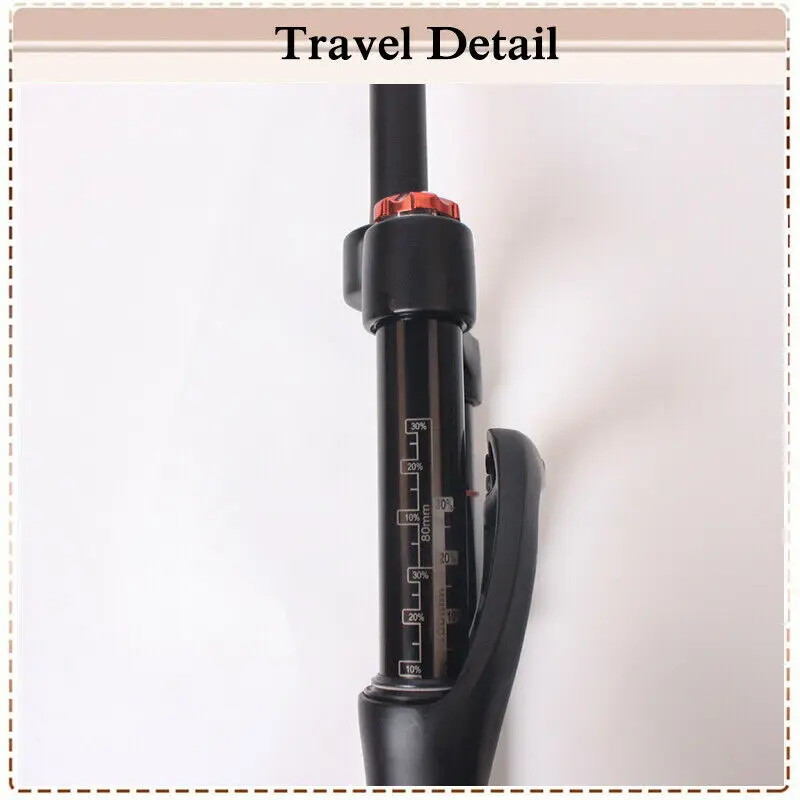 BUCKLOS Fat Bike Fork 26inch 4.0'' Tire Mountain Bike Air Suspension Fork 9*135mm Quick Release Snow Bike Fork Bicycle Parts