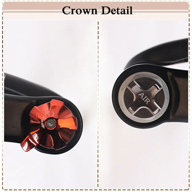 BUCKLOS Fat Bike Fork 26inch 4.0'' Tire Mountain Bike Air Suspension Fork 9*135mm Quick Release Snow Bike Fork Bicycle Parts
