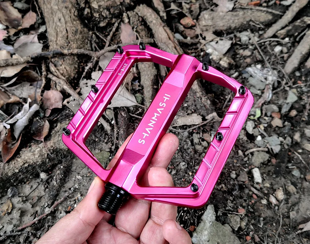SHANMASHI DH Mountain Bike Wide Big Comfort Pedal 3 Bearing Aluminum Alloy Mtb Downhill Bicycle Pedal