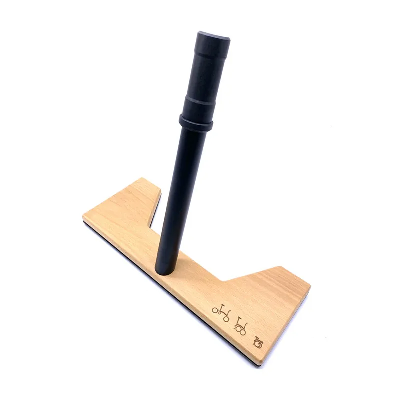 Parking Rack for Brompton Bike Repair Rack Wood Veneer Aluminum Alloy Base Display Platform Folding Bike Display Stand