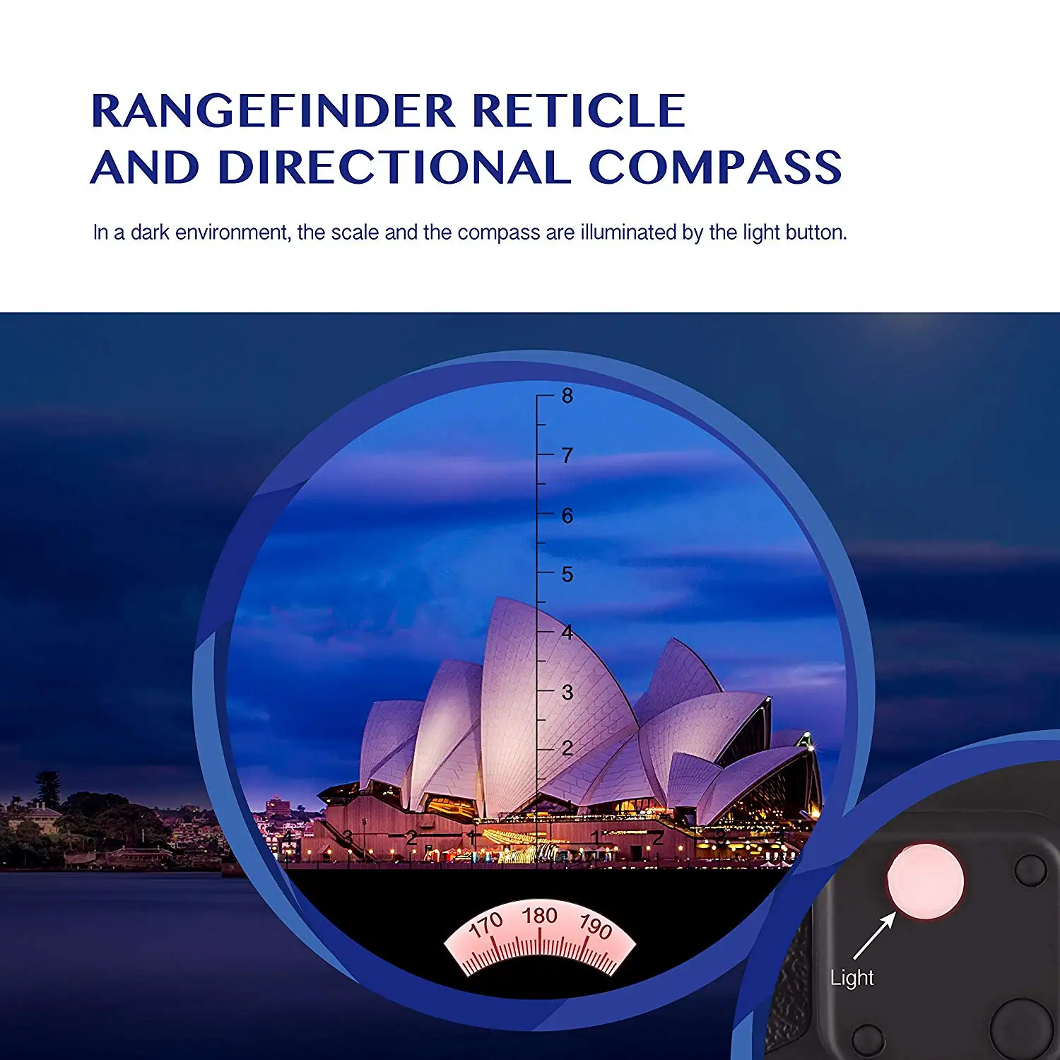 Binoculars 10x50 Marine Military Telescope Adults Waterproof With Rangefinder Compass BAK4 Prism HD Bird Watching For Hunting