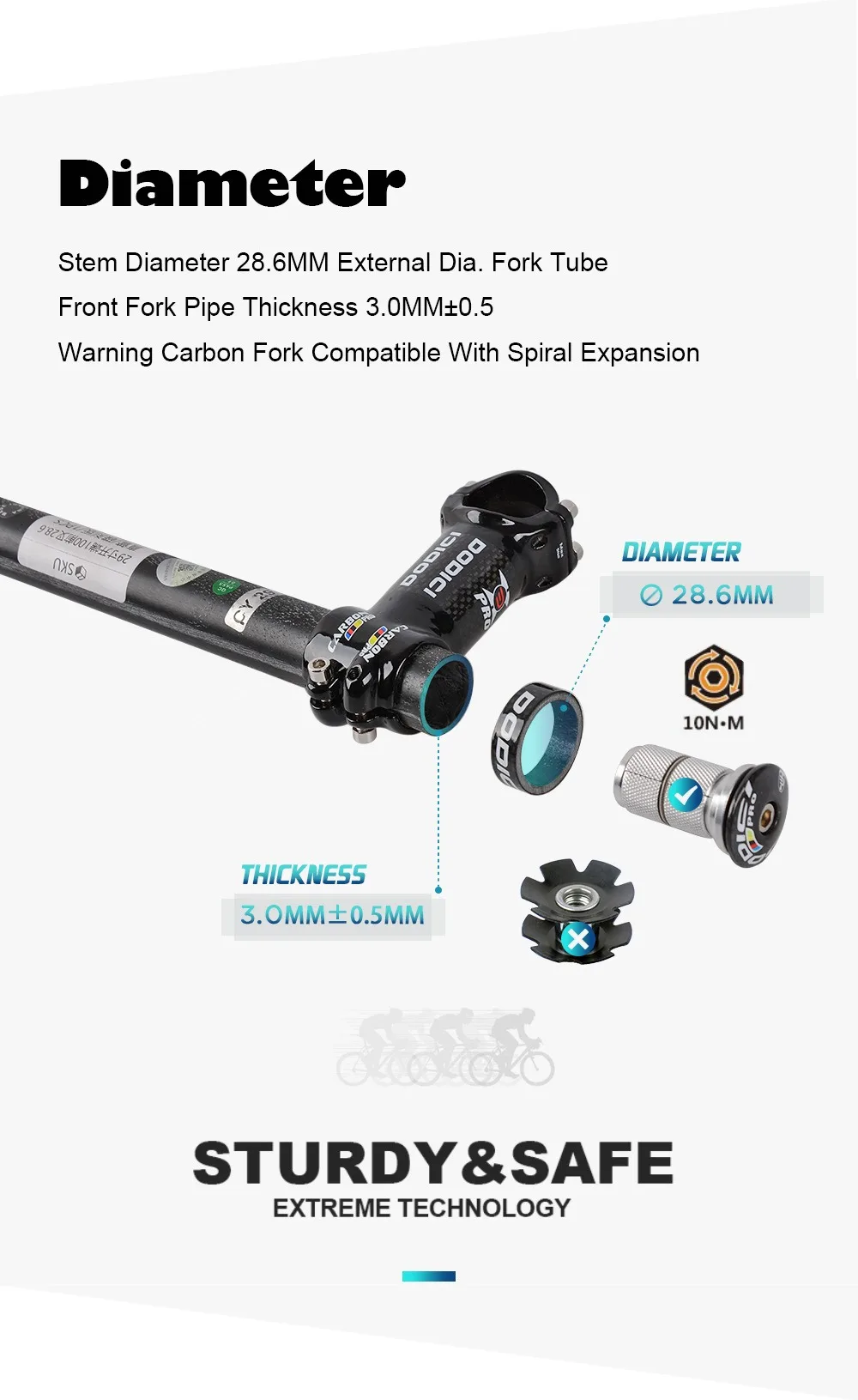 Carbon Fiber Gravel Bicycle Hard Fork 26-27.5-29 Inch 700*45C MTB Mountain Road Riding Bike Carbon Front Fork Disc Brake