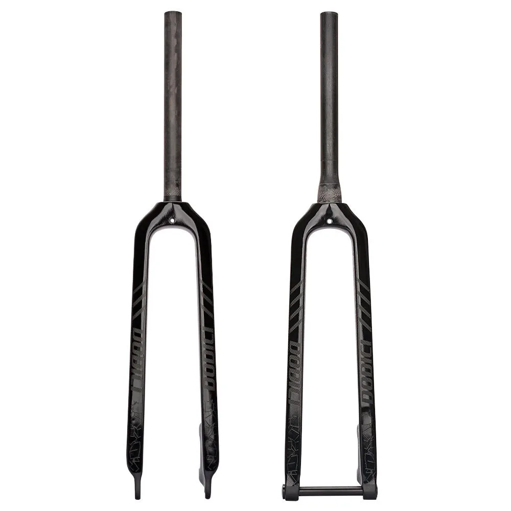 Carbon Fiber Gravel Bicycle Hard Fork 26-27.5-29 Inch 700*45C MTB Mountain Road Riding Bike Carbon Front Fork Disc Brake