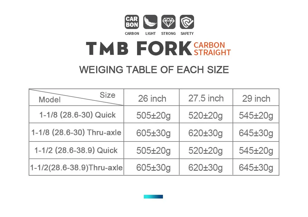 Carbon Fiber Gravel Bicycle Hard Fork 26-27.5-29 Inch 700*45C MTB Mountain Road Riding Bike Carbon Front Fork Disc Brake