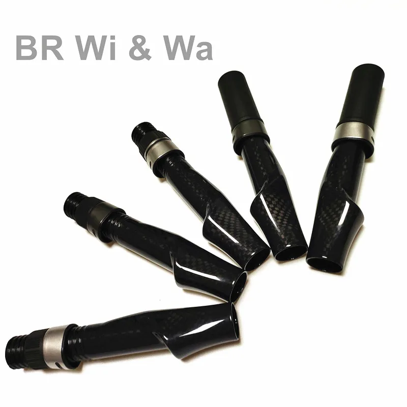 BR Wi & Wa Carbon Reel Seat 3K Woven Carbon Fiber Body With FUJI Hood DIY Spinng Fishing Rod Casting Rod Repair Building 1PCS