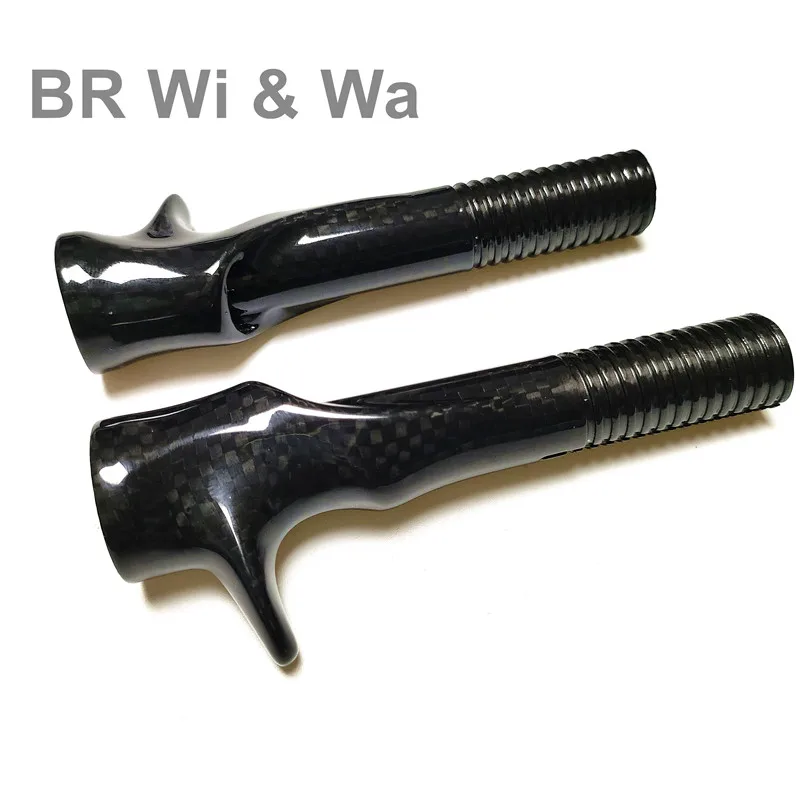 BR Wi & Wa Carbon Reel Seat 3K Woven Carbon Fiber Body With FUJI Hood DIY Spinng Fishing Rod Casting Rod Repair Building 1PCS
