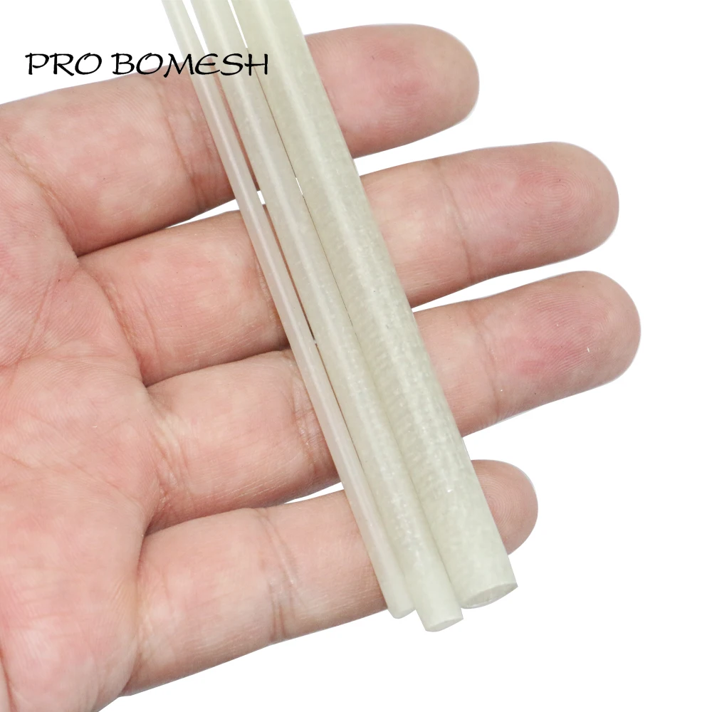 Pro Bomesh 1.43-1.56m 3 Section Hollow Fiber Glass Trout Fishing Rod Blank Travel Fishing Rod Building DIY Component Repair Pole