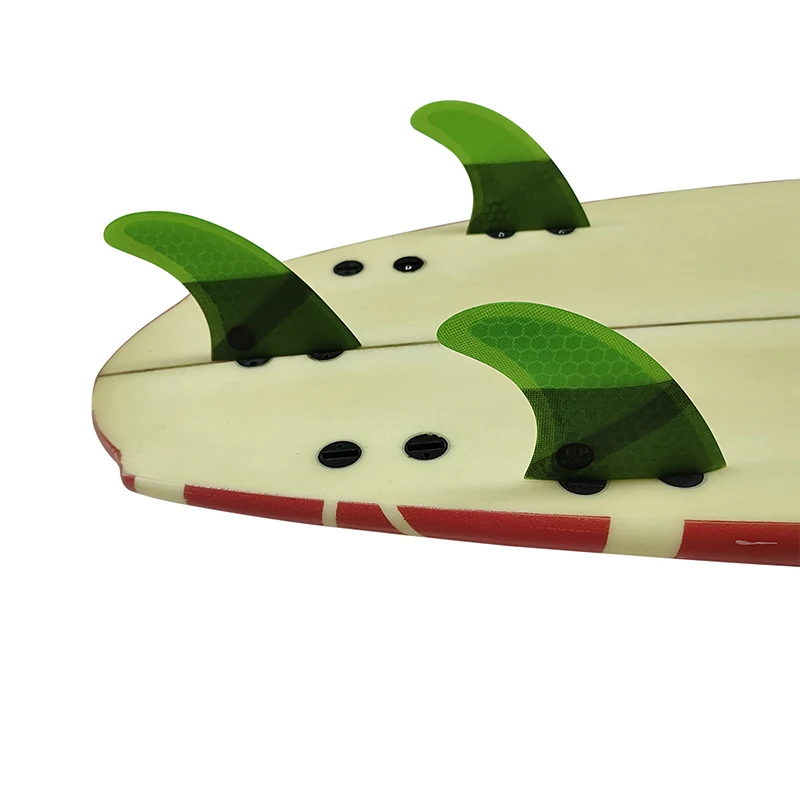 UPSURF FCS FINS M Honeycomb Fiber Surfboard Fins Double Tabs 1 Base Surf Fin High Porformance Surfing Fin Quilhas