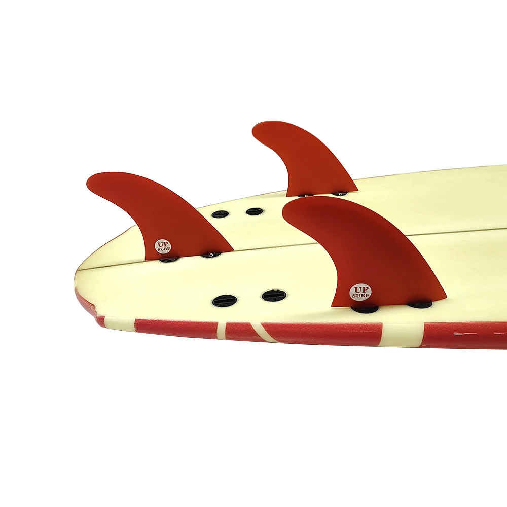 UPSURF FCS FINS M Honeycomb Fiber Surfboard Fins Double Tabs 1 Base Surf Fin High Porformance Surfing Fin Quilhas