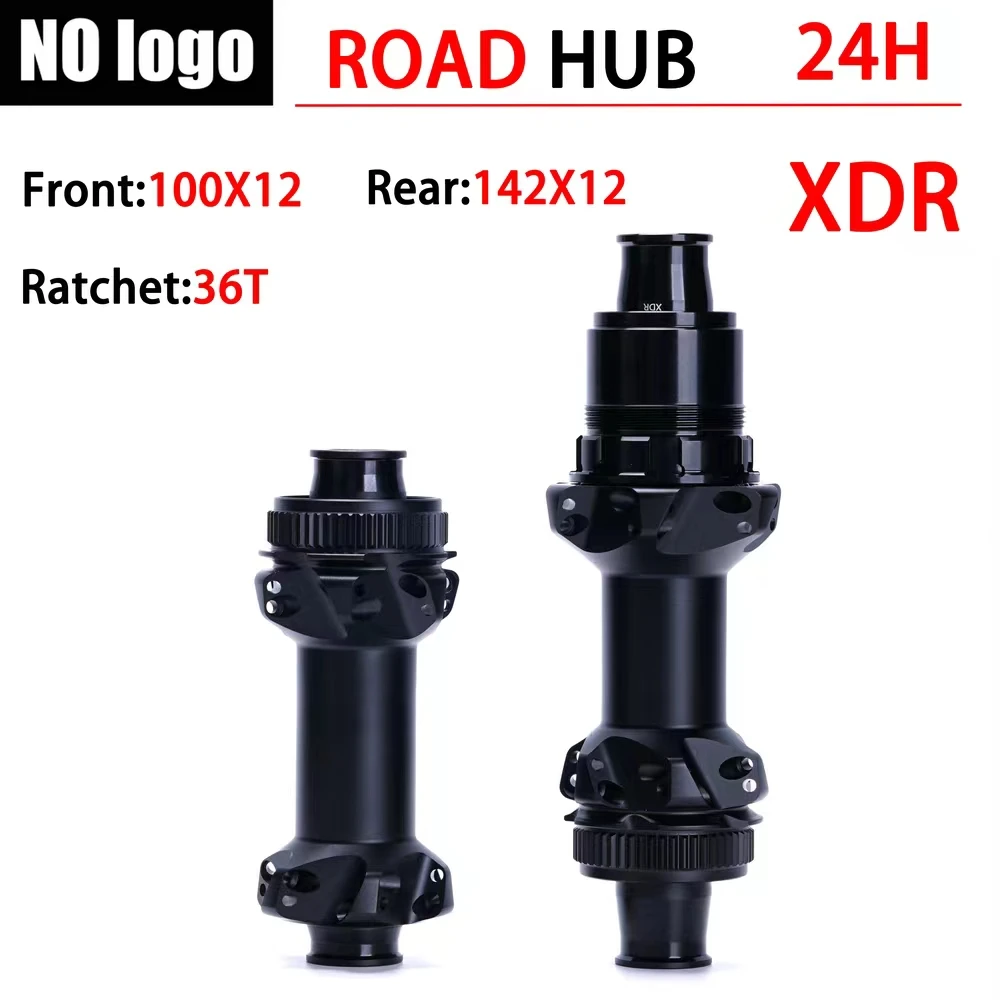 No Logo 180SL Road Hub Ultra Light 240g Central Locking Disc 24 Hole Ratchet 36T Straight Hub Gravel Bicycle For Shimano/SRAM