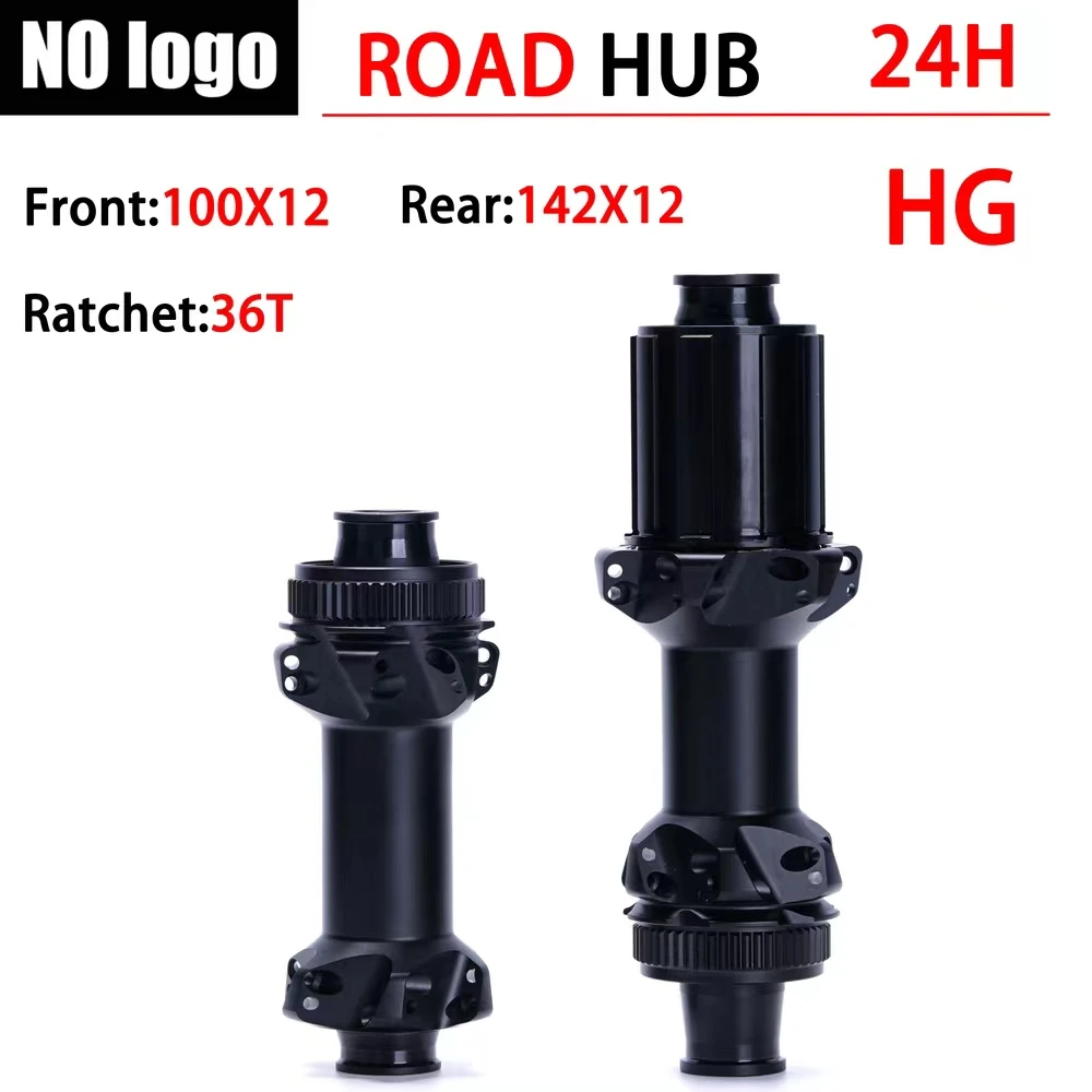 No Logo 180SL Road Hub Ultra Light 240g Central Locking Disc 24 Hole Ratchet 36T Straight Hub Gravel Bicycle For Shimano/SRAM